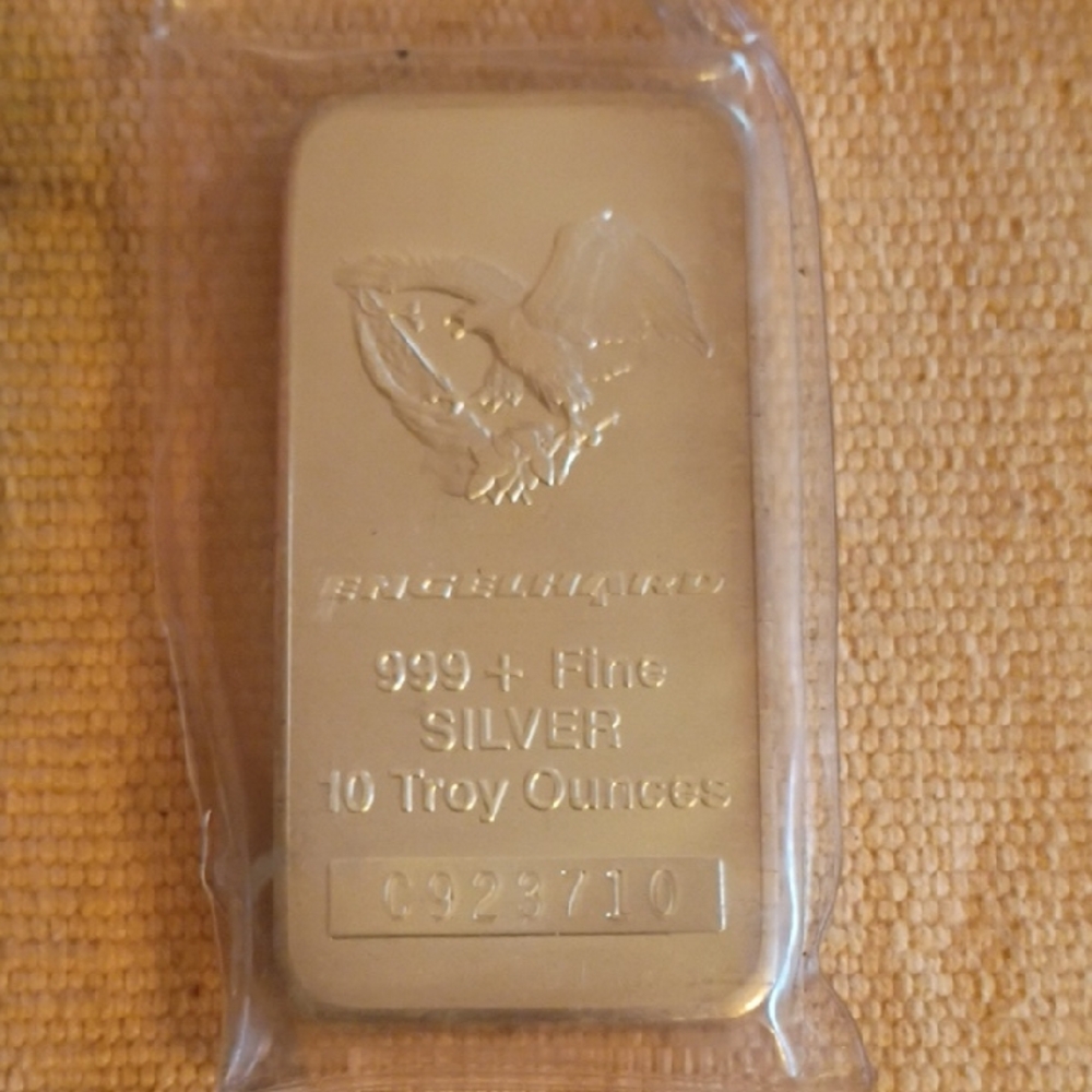 10oz ENGELHARD SILVER BULLION BAR